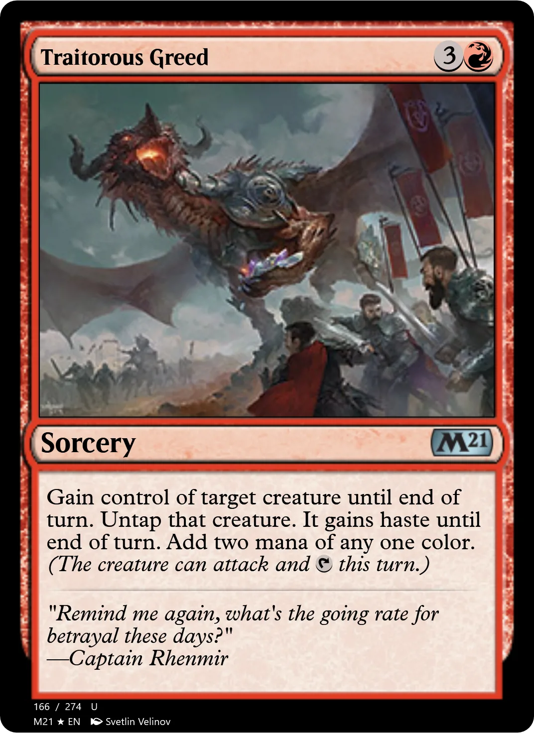 Traitorous Greed