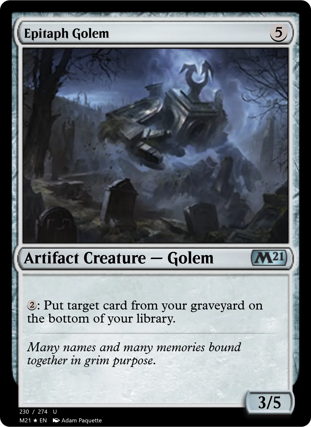 Epitaph Golem
