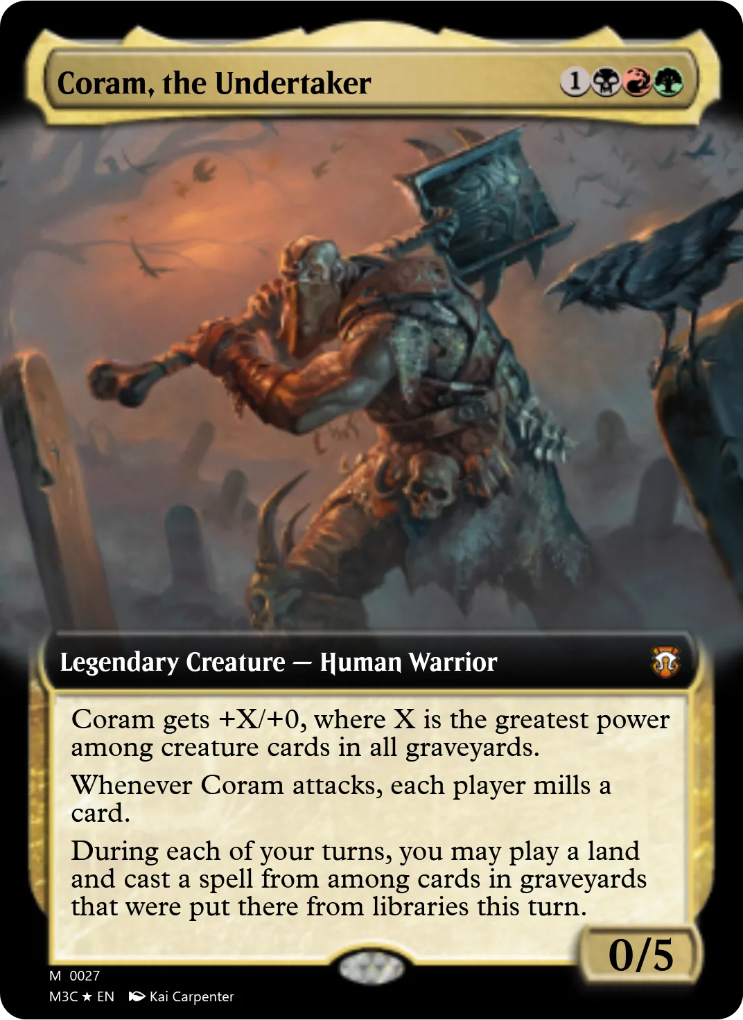 Coram, the Undertaker