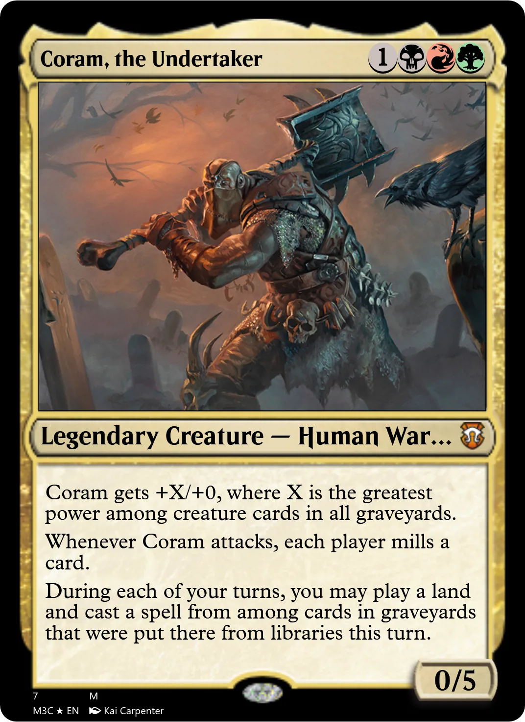 Coram, the Undertaker