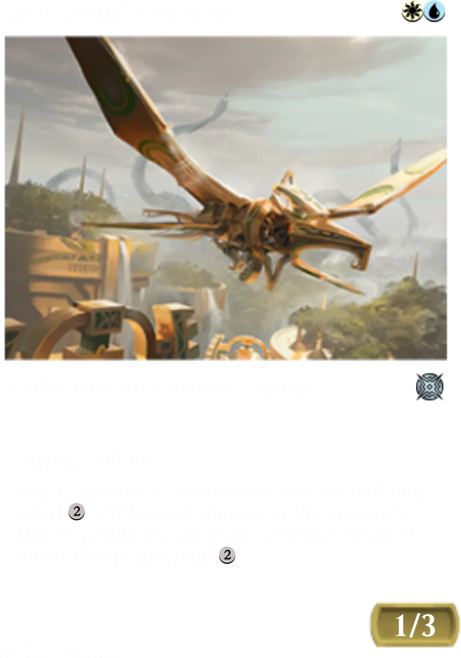 Gold-Forged Thopteryx