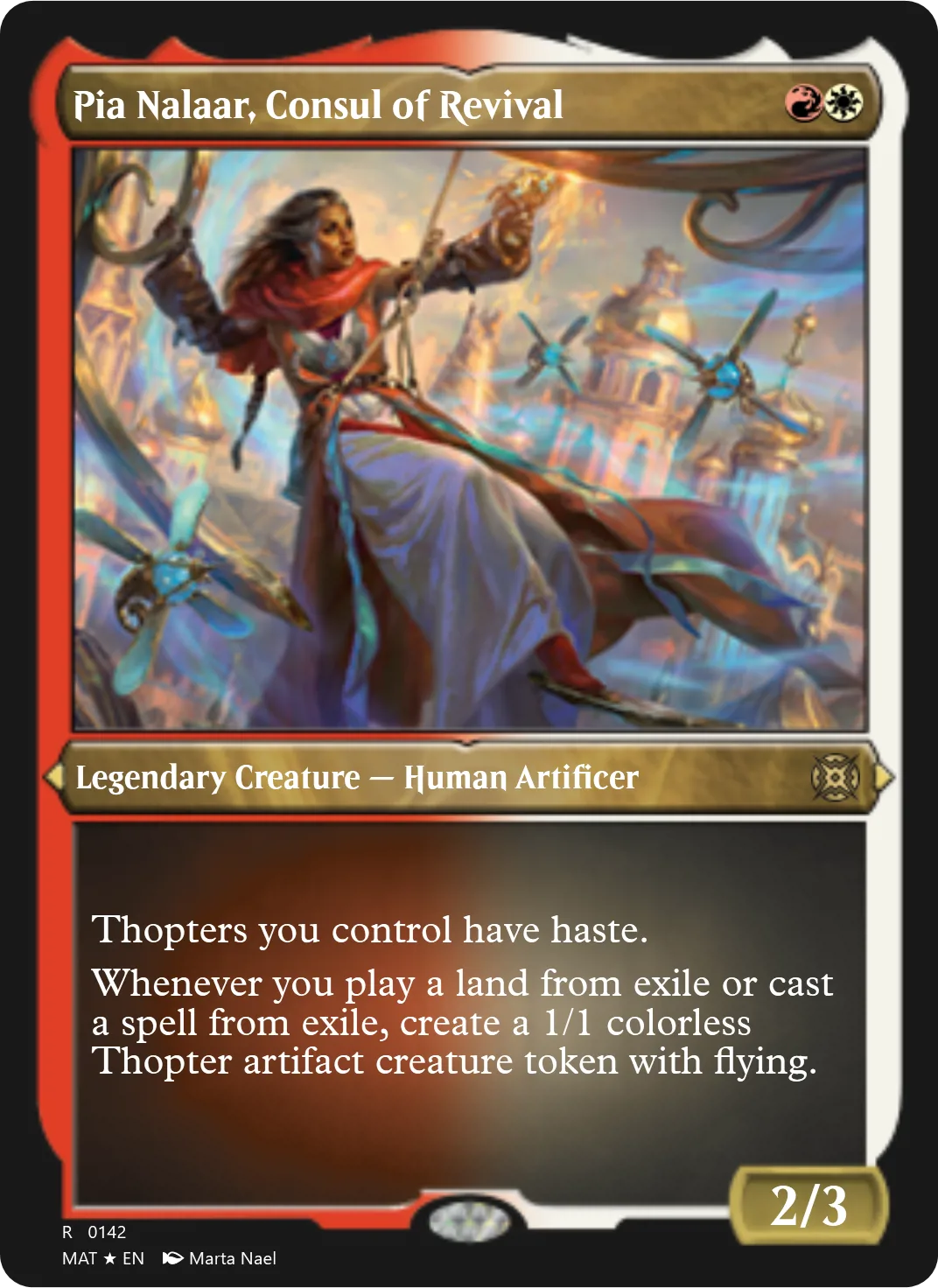 Pia Nalaar, Consul of Revival