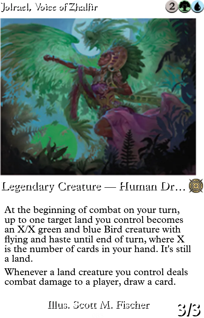 Jolrael, Voice of Zhalfir
