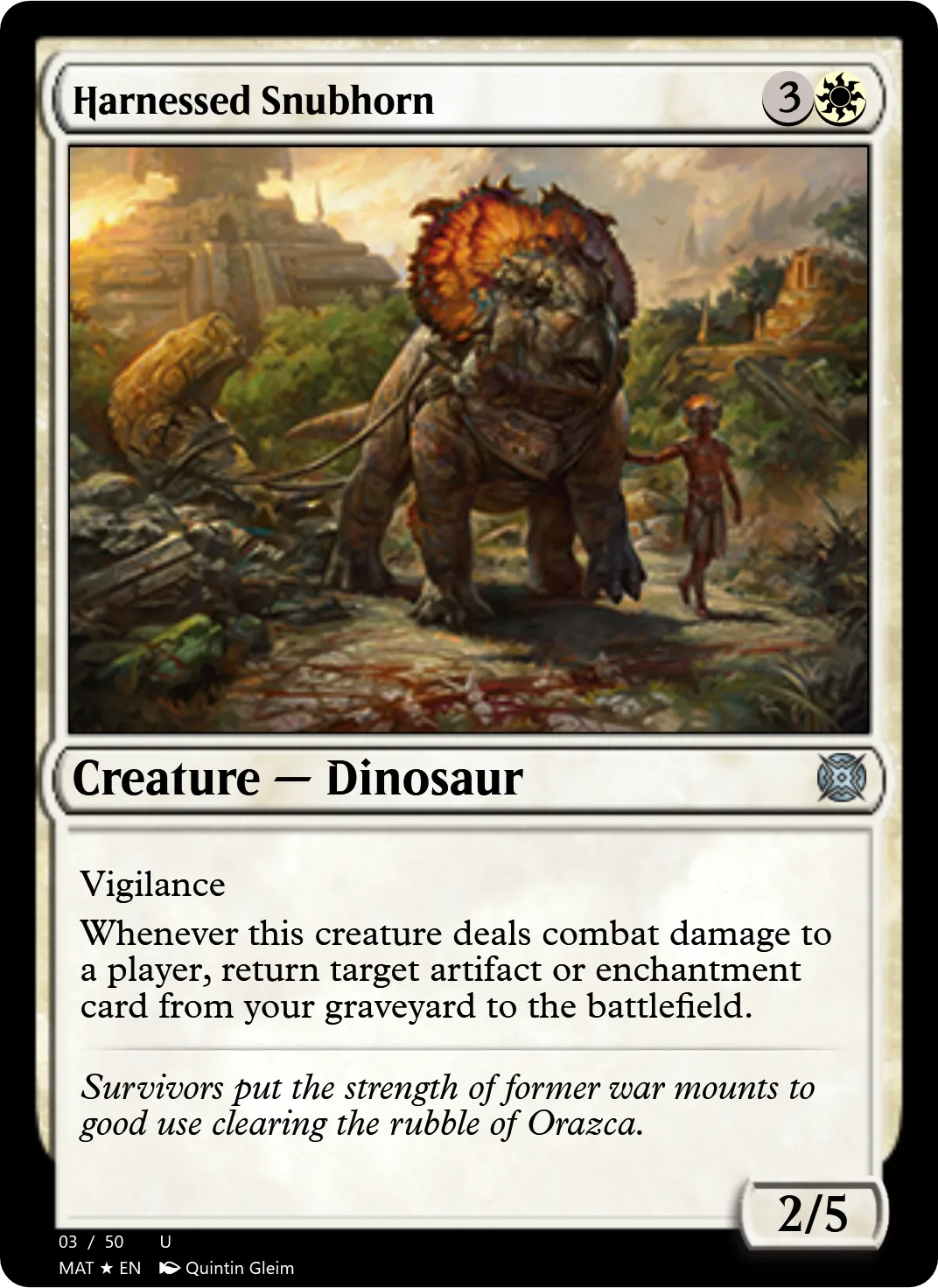 Harnessed Snubhorn