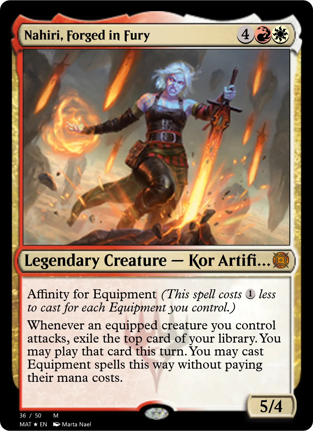 Nahiri, Forged in Fury
