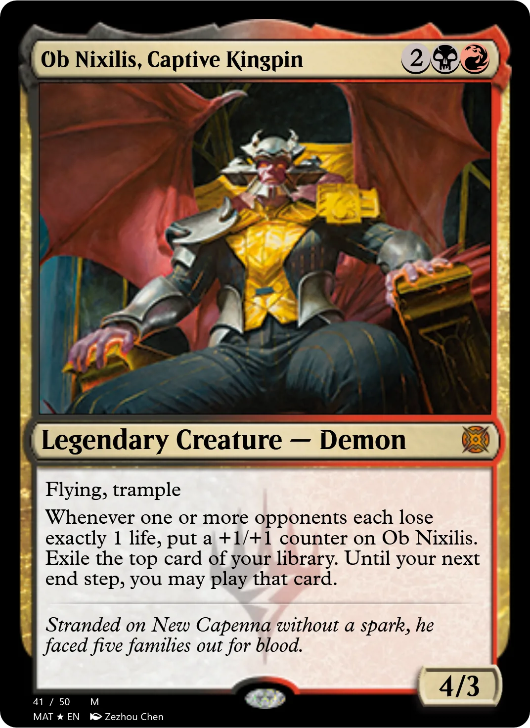 Ob Nixilis, Captive Kingpin