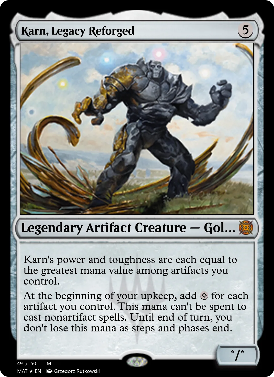 Karn, Legacy Reforged