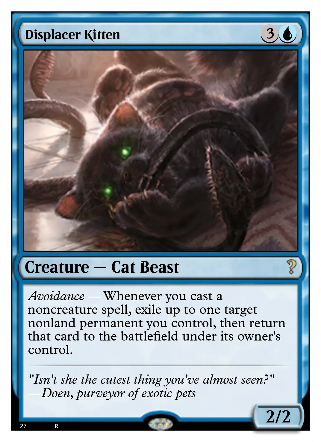 Displacer Kitten