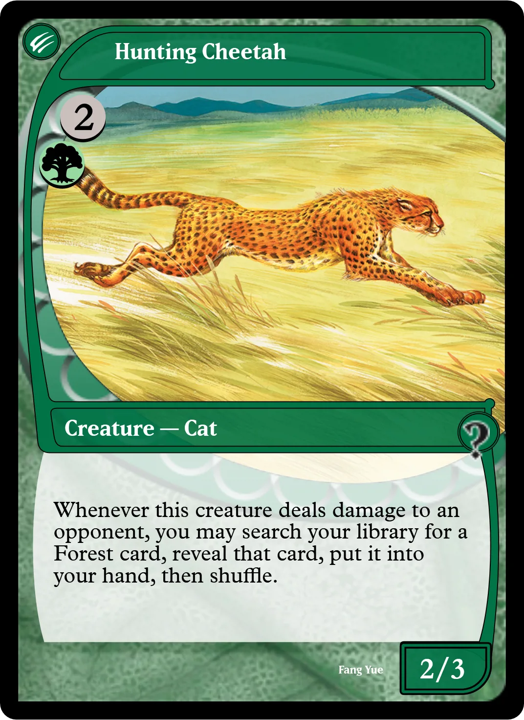 Hunting Cheetah