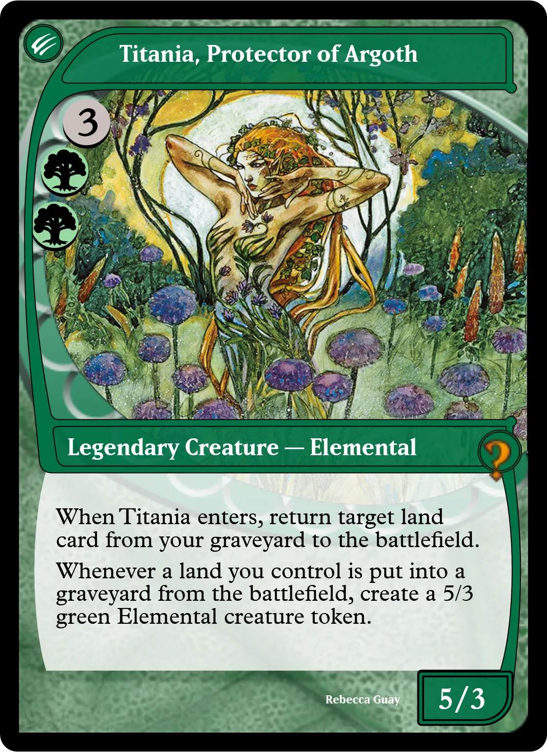 Titania, Protector of Argoth