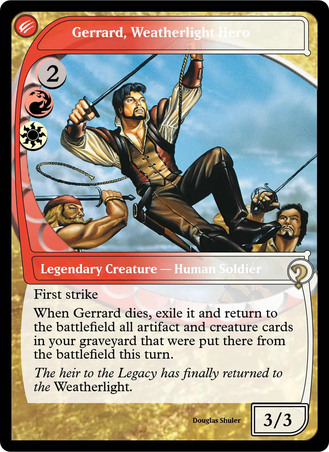 Gerrard, Weatherlight Hero