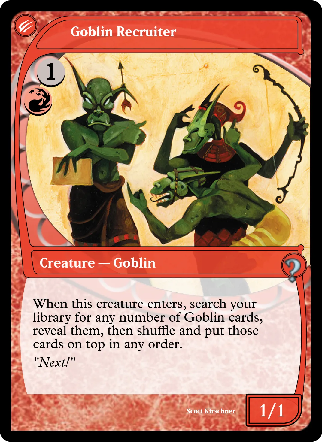 Goblin Recruiter