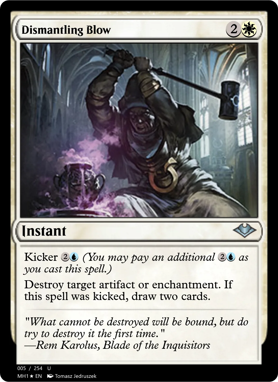Dismantling Blow