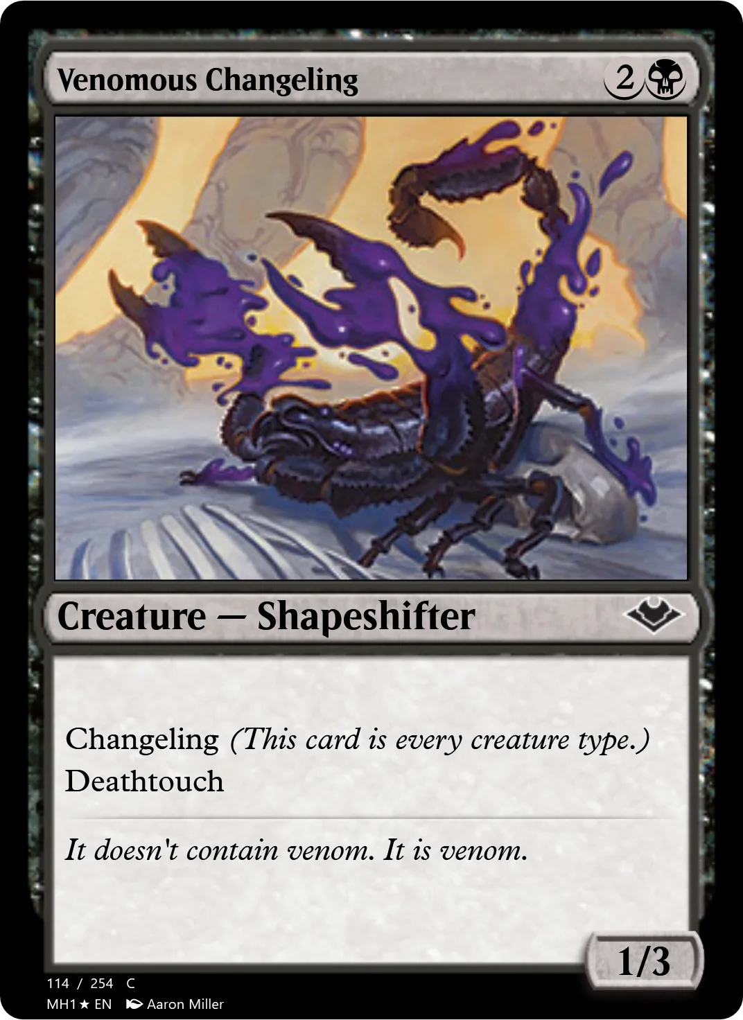 Venomous Changeling