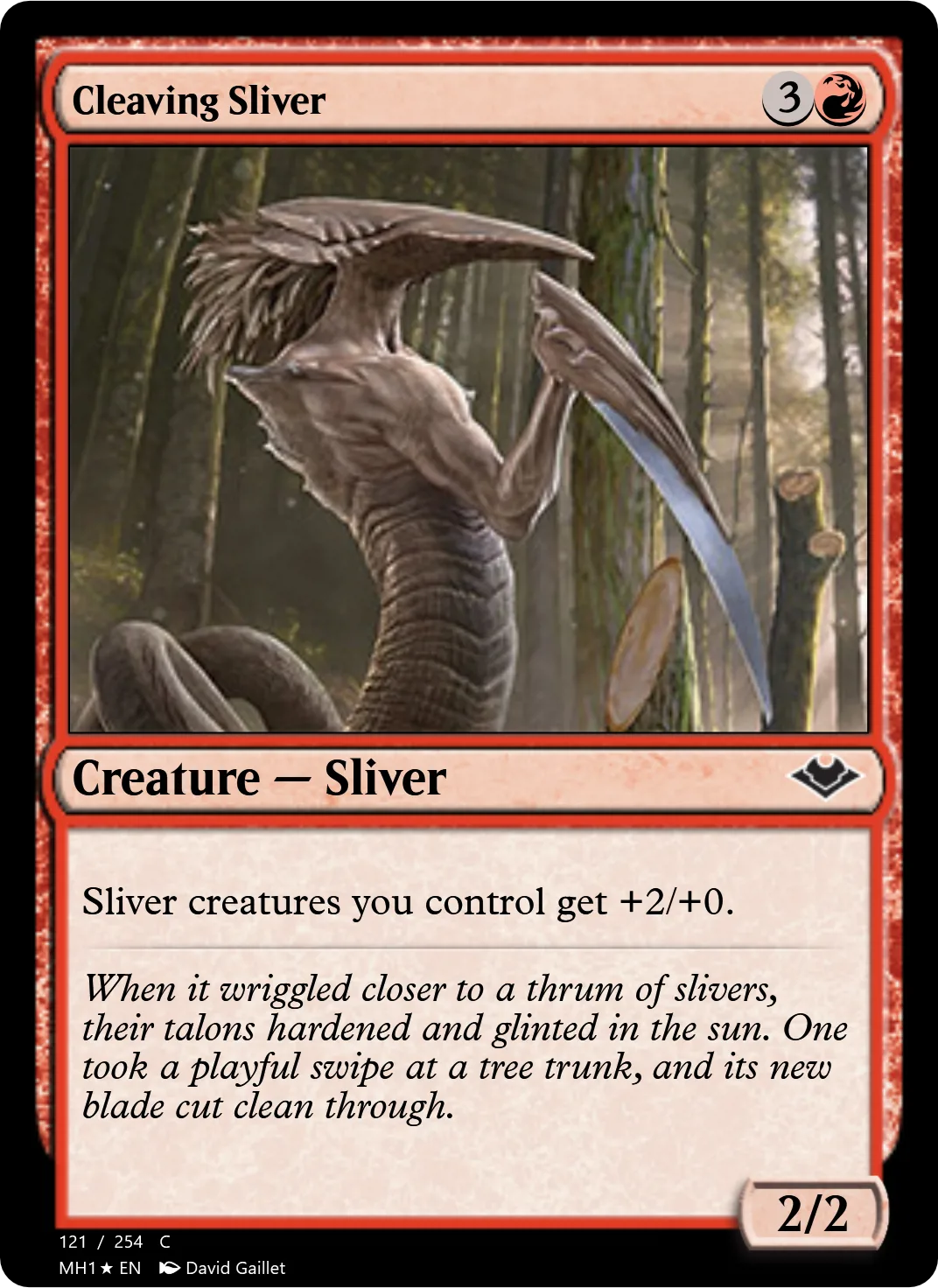 Cleaving Sliver