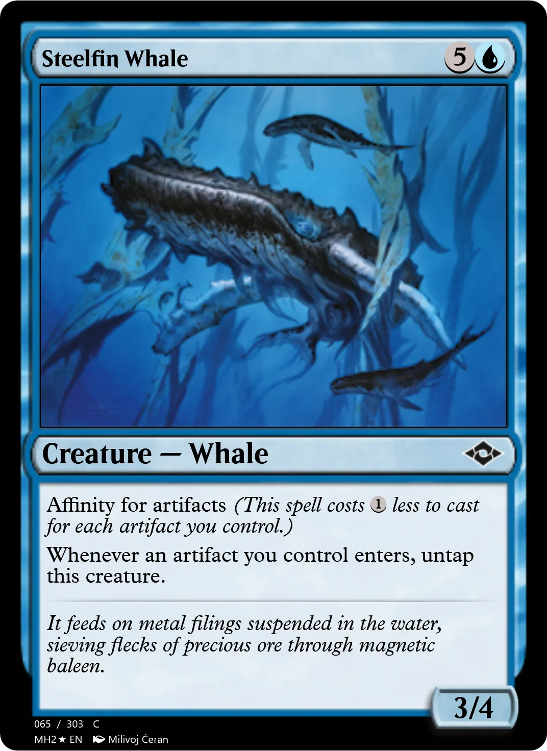 Steelfin Whale