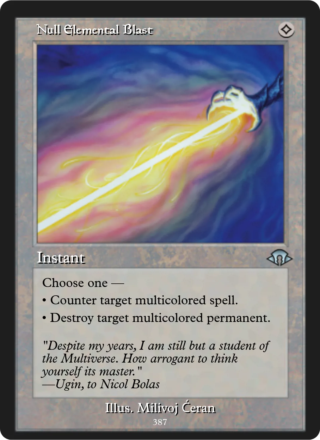 Null Elemental Blast