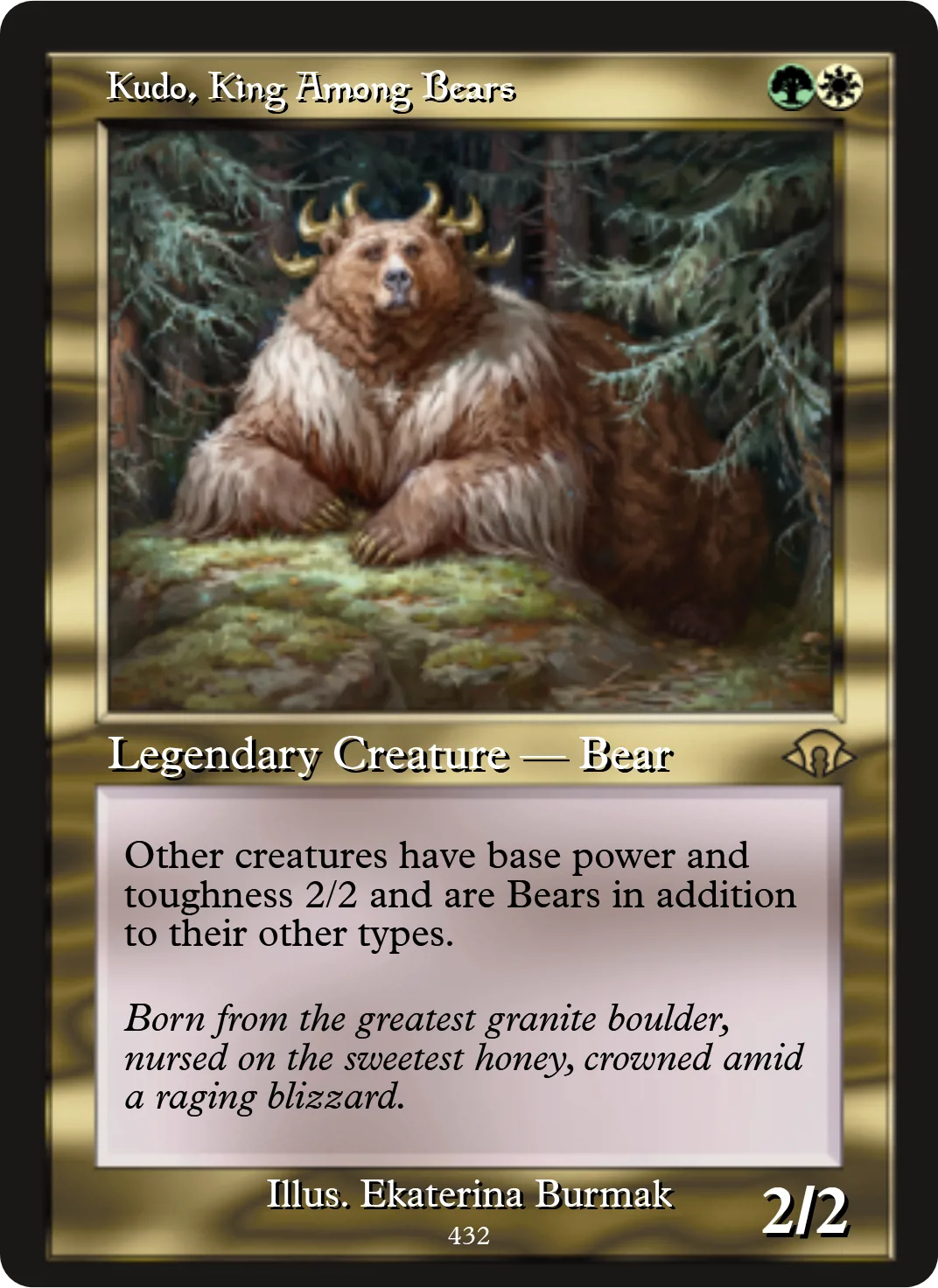 Kudo, King Among Bears