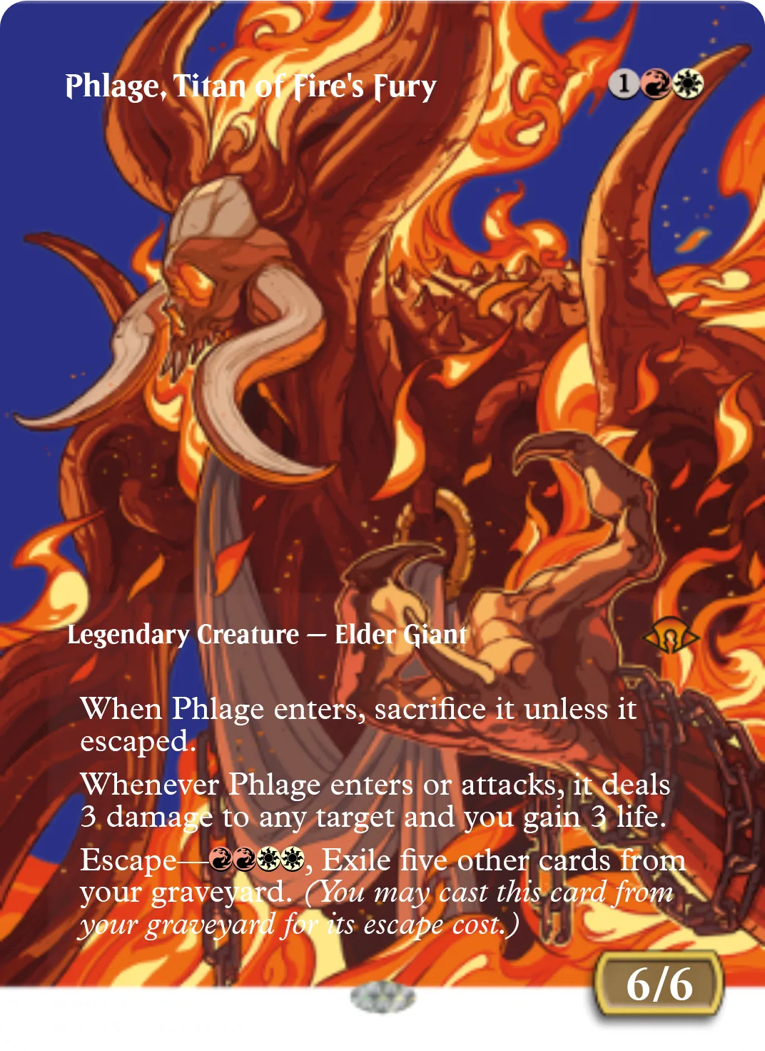 Phlage, Titan of Fire's Fury