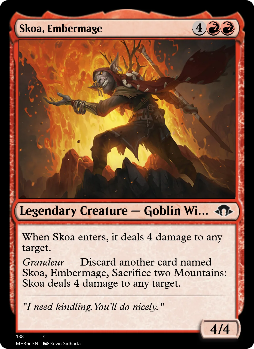 Skoa, Embermage
