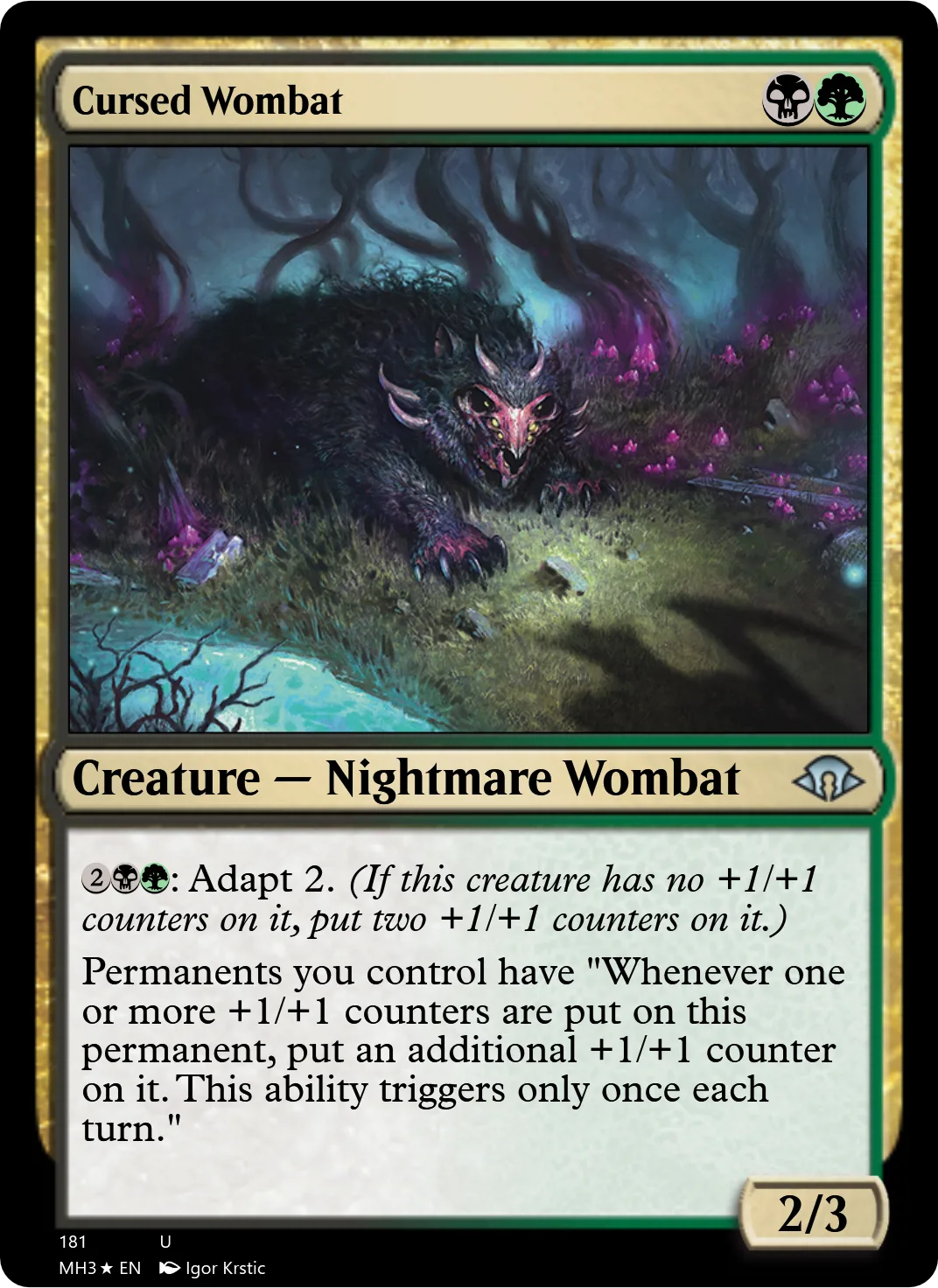 Cursed Wombat
