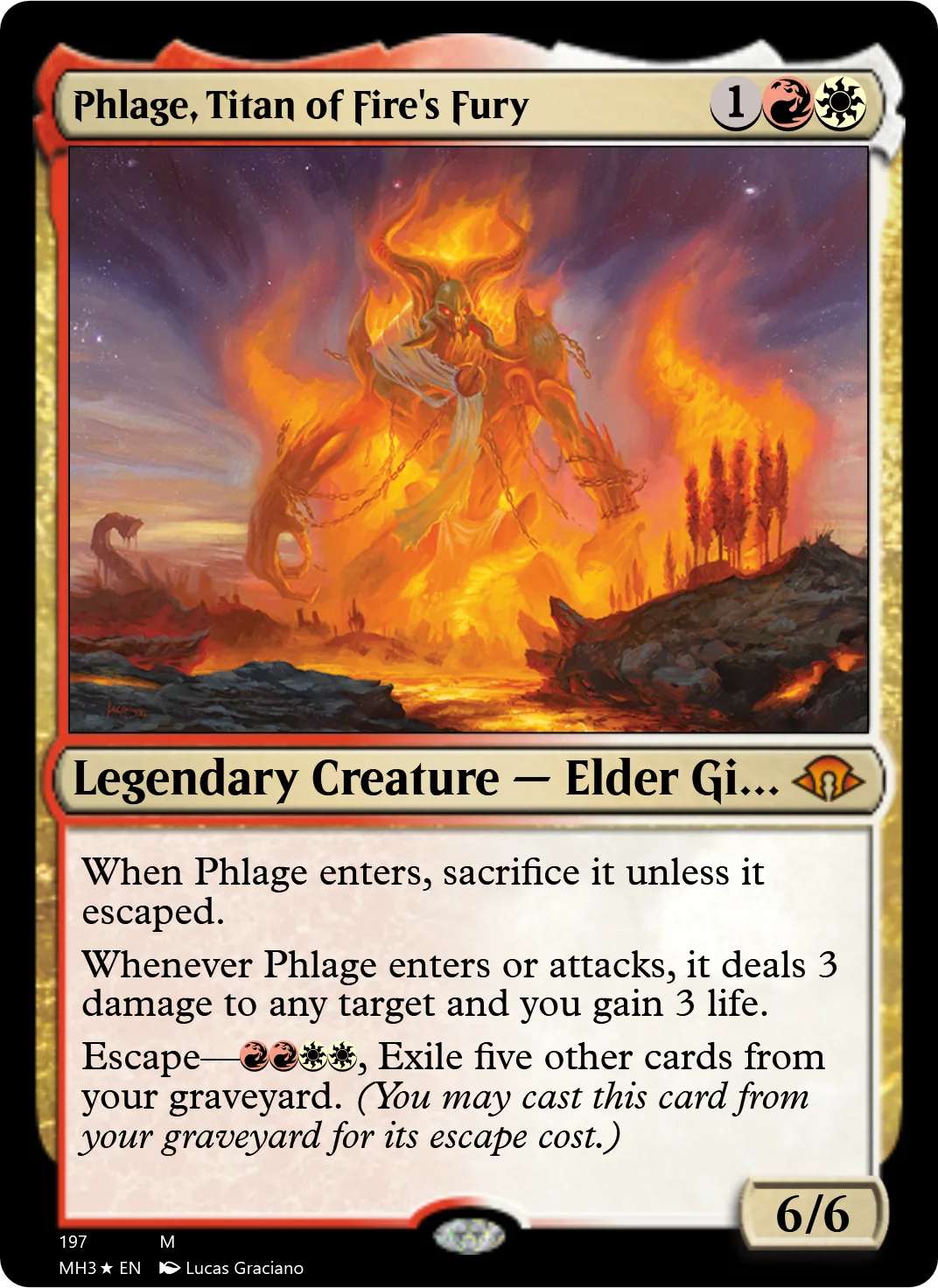 Phlage, Titan of Fire's Fury