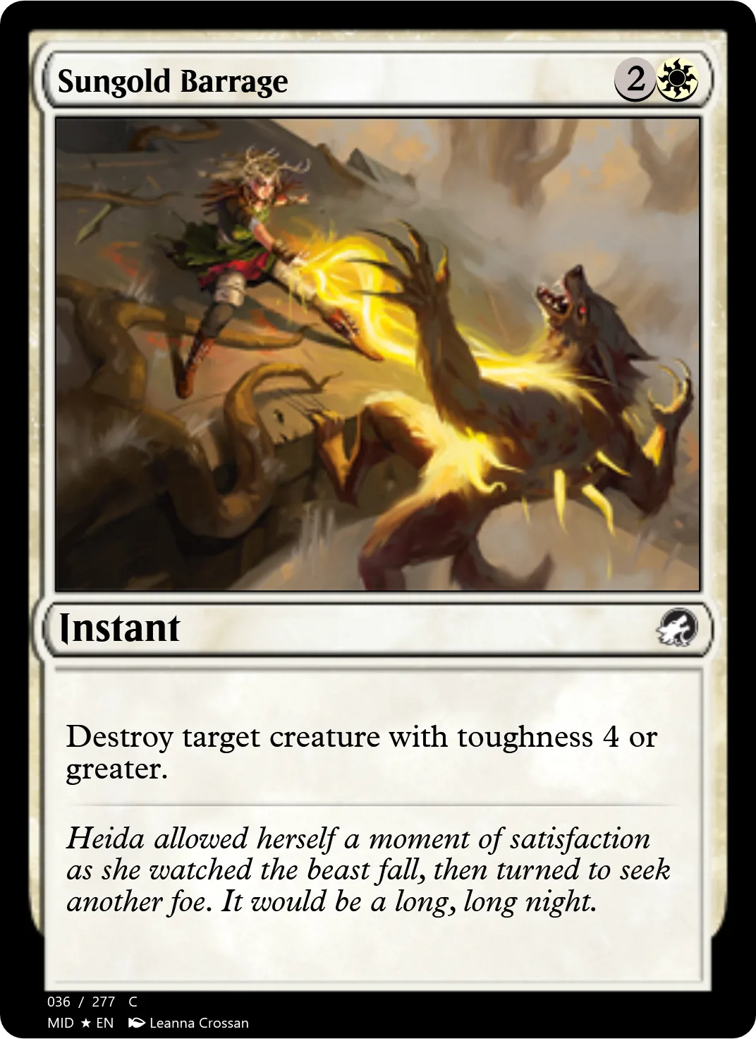 Sungold Barrage