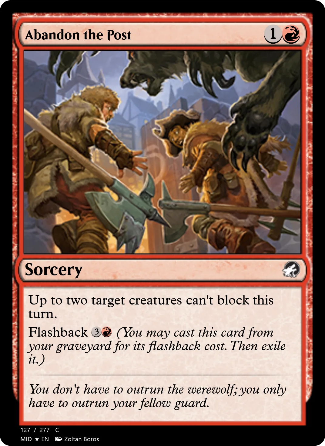 Abandon the Post