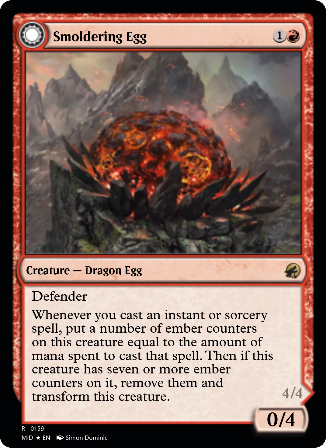 Smoldering Egg