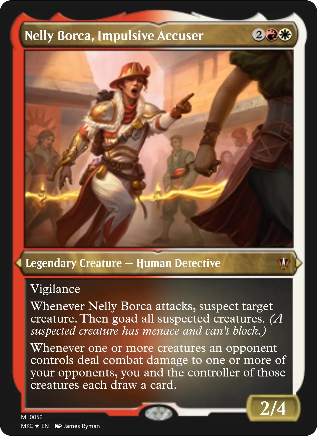 Nelly Borca, Impulsive Accuser