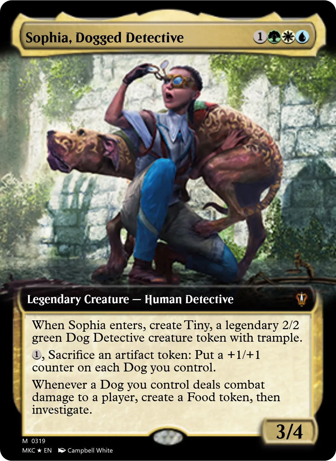 Sophia, Dogged Detective