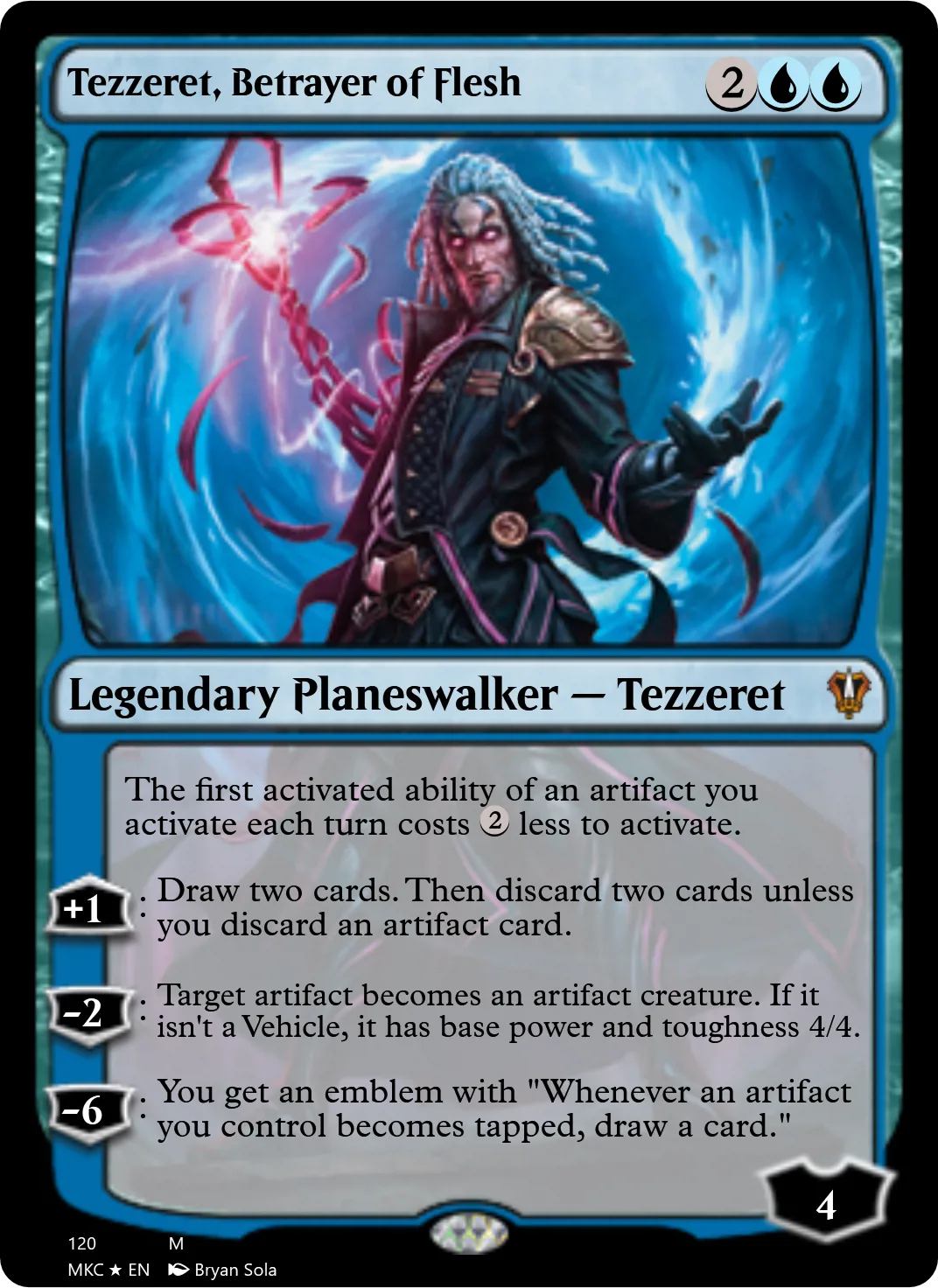 Tezzeret, Betrayer of Flesh