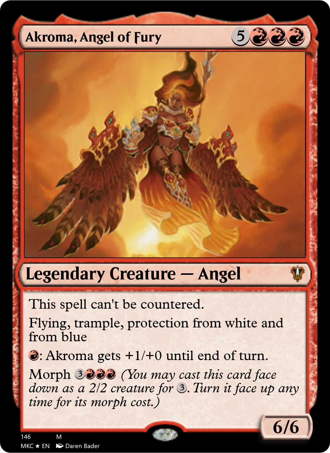 Akroma, Angel of Fury