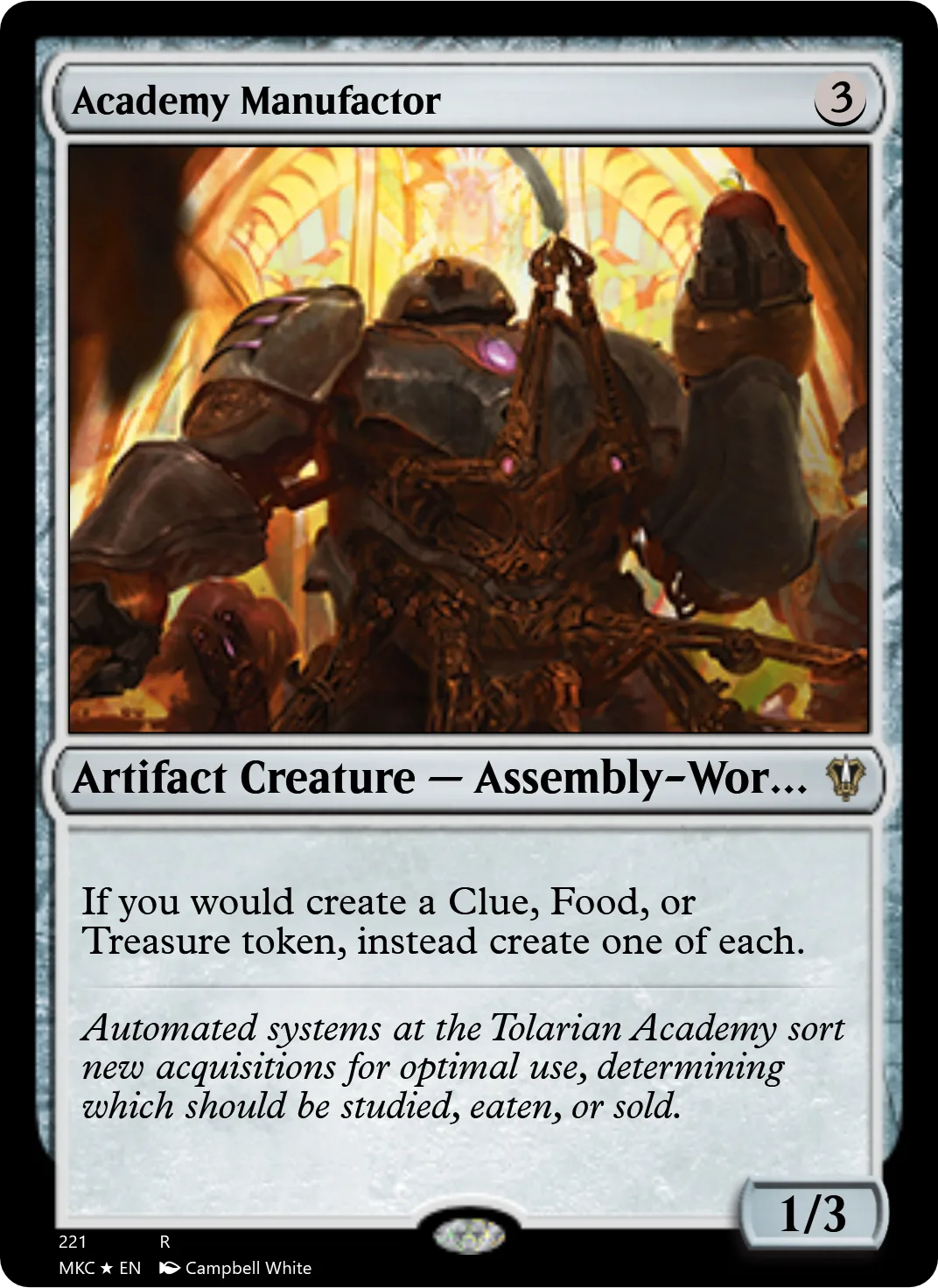 Academy Manufactor