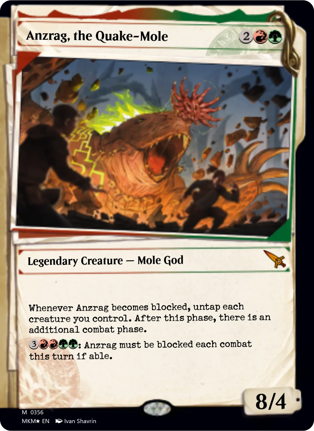 Anzrag, the Quake-Mole