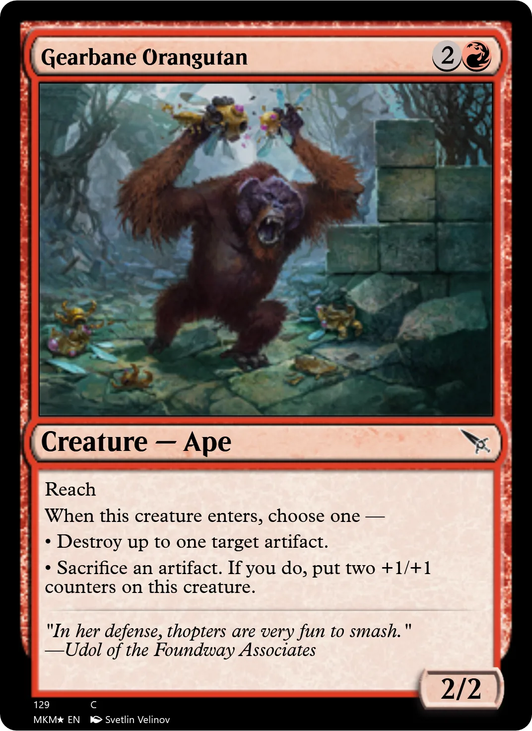 Gearbane Orangutan