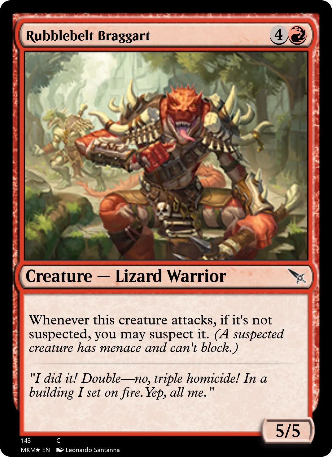 Rubblebelt Braggart