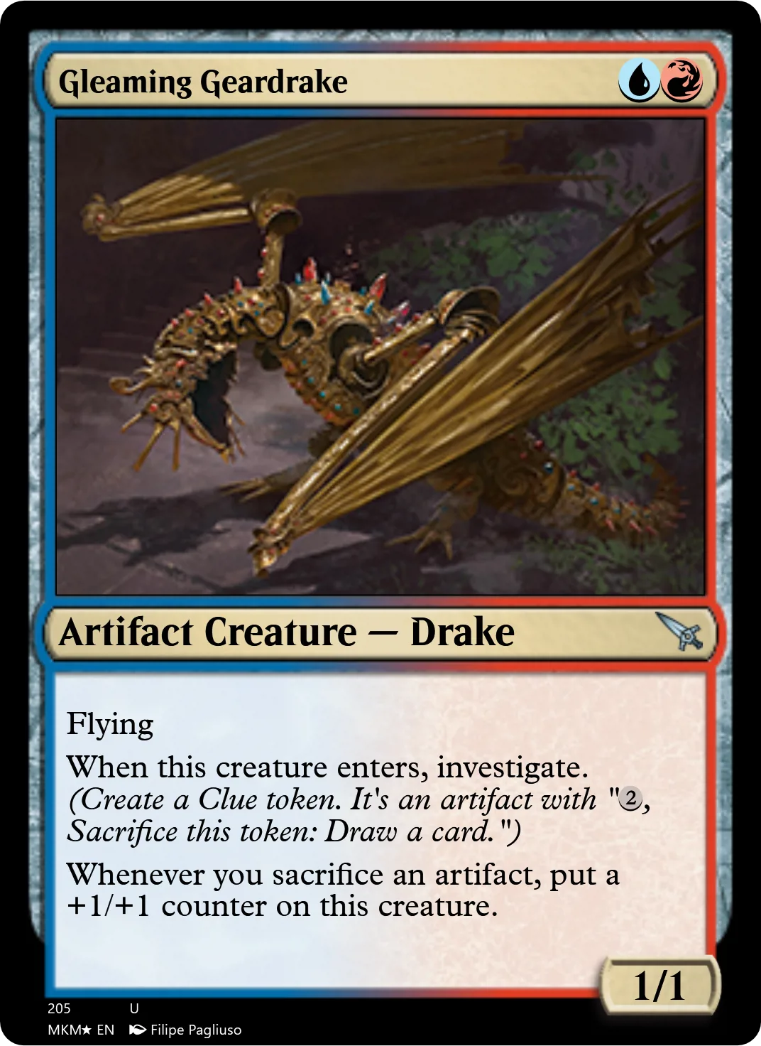 Gleaming Geardrake