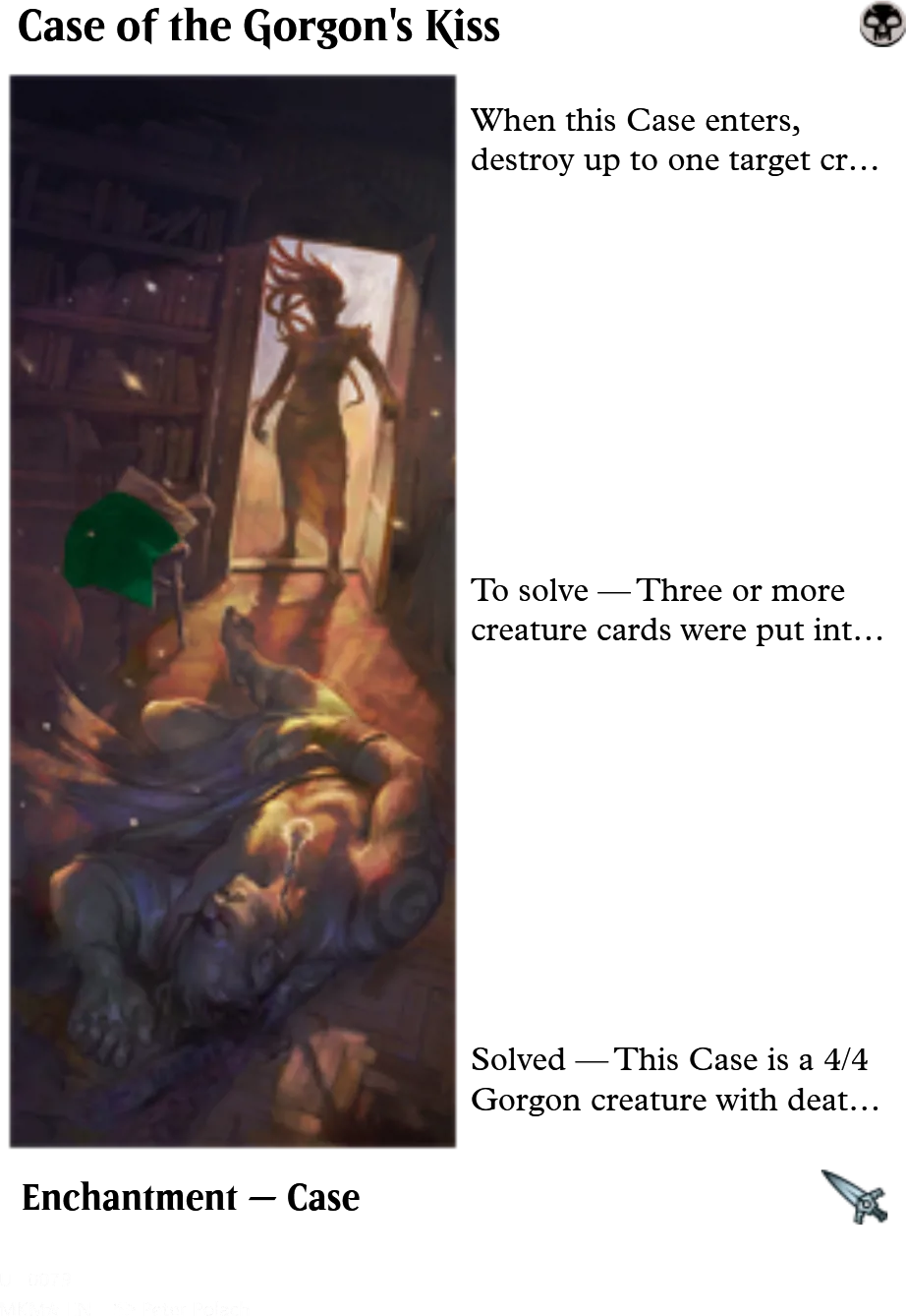 Case of the Gorgon's Kiss