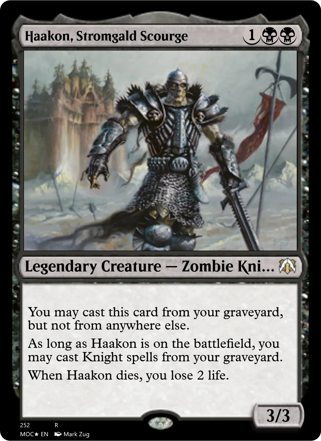 Haakon, Stromgald Scourge