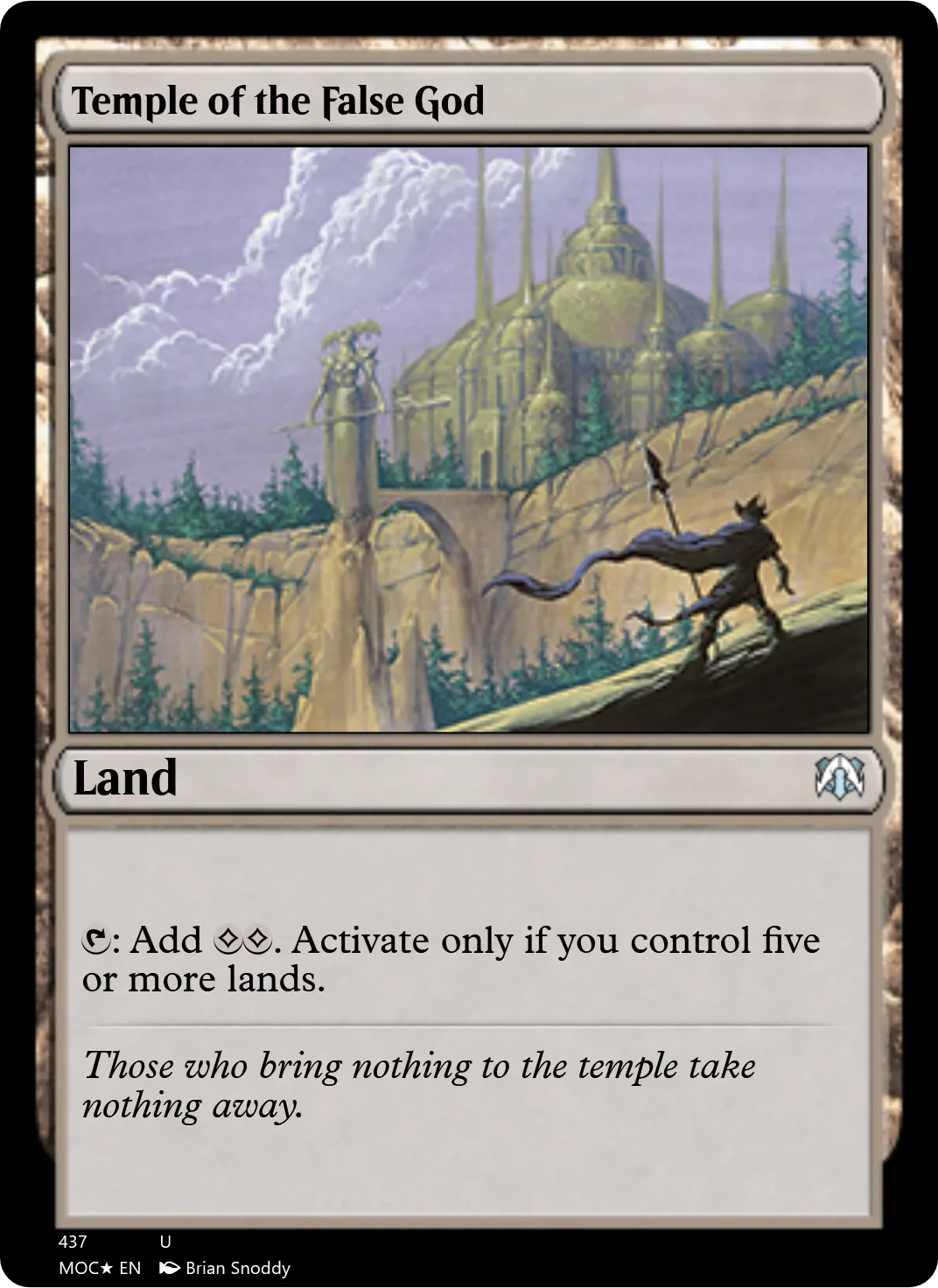 Temple of the False God