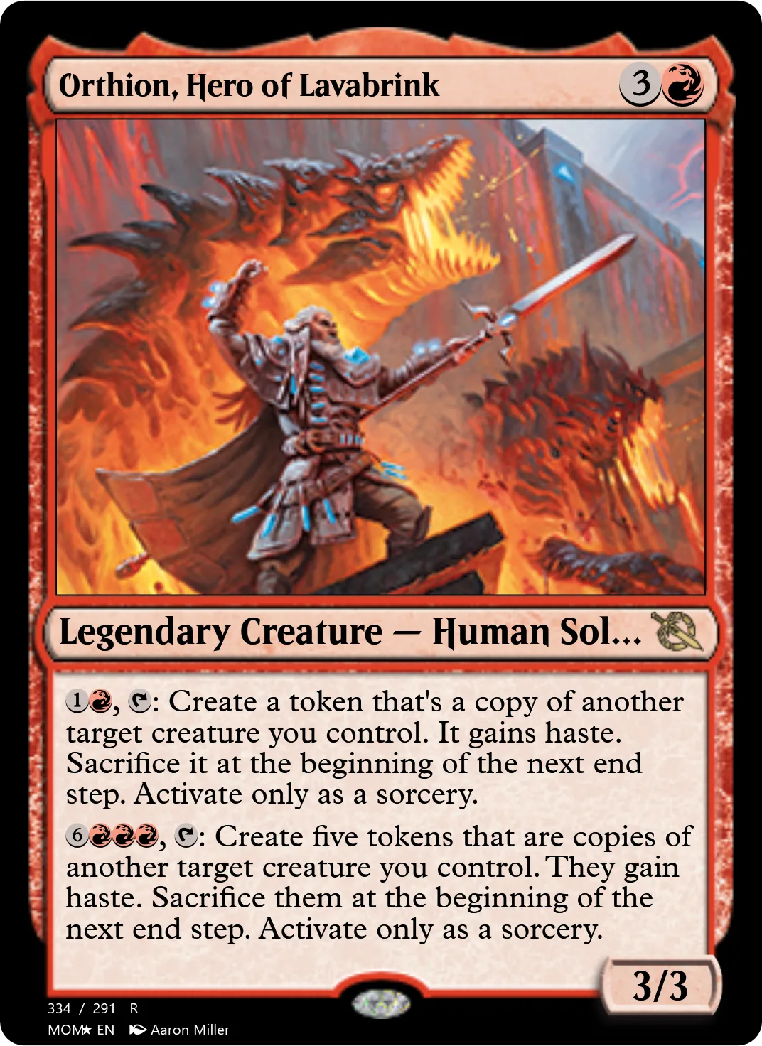 Orthion, Hero of Lavabrink