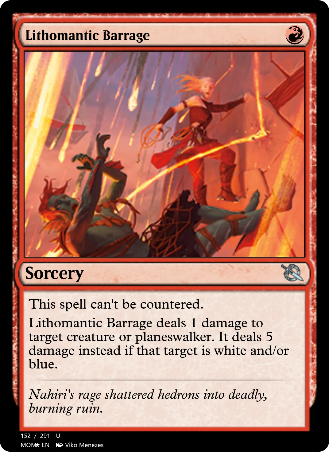 Lithomantic Barrage
