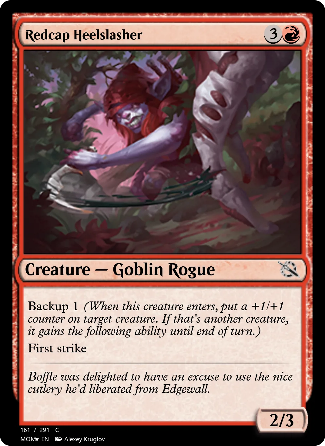 Redcap Heelslasher