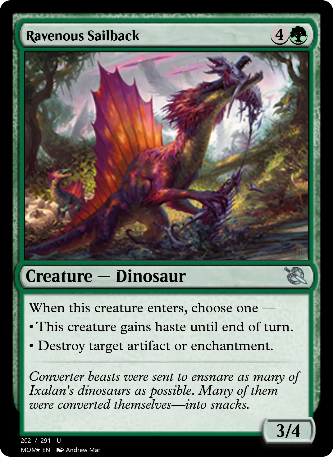 Ravenous Sailback