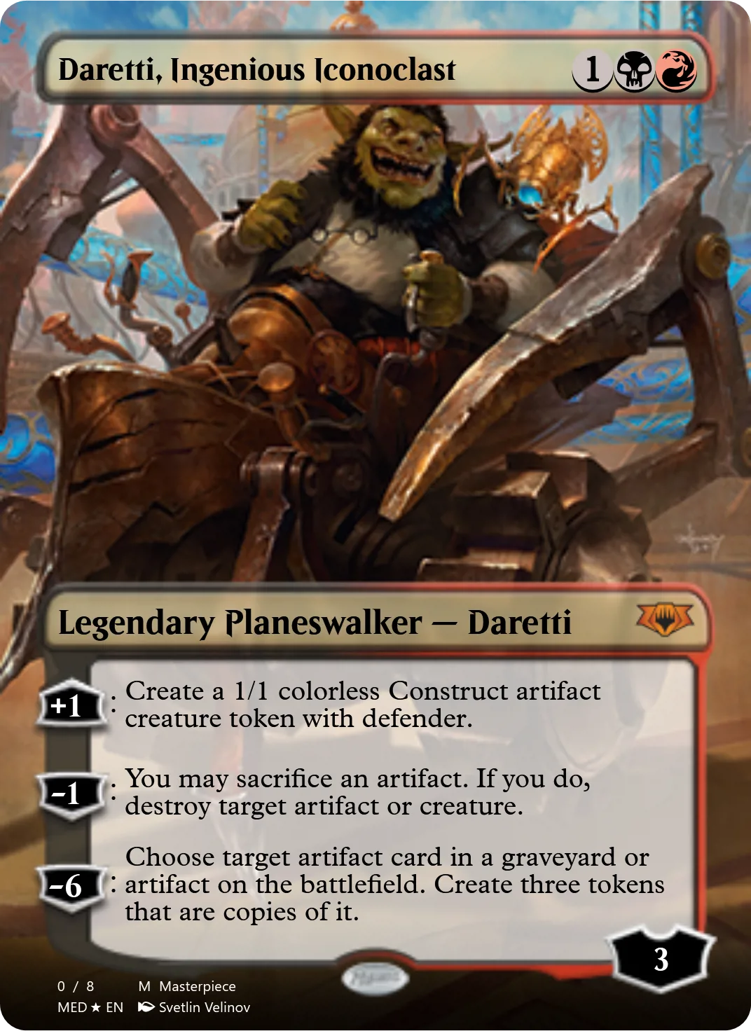 Daretti, Ingenious Iconoclast