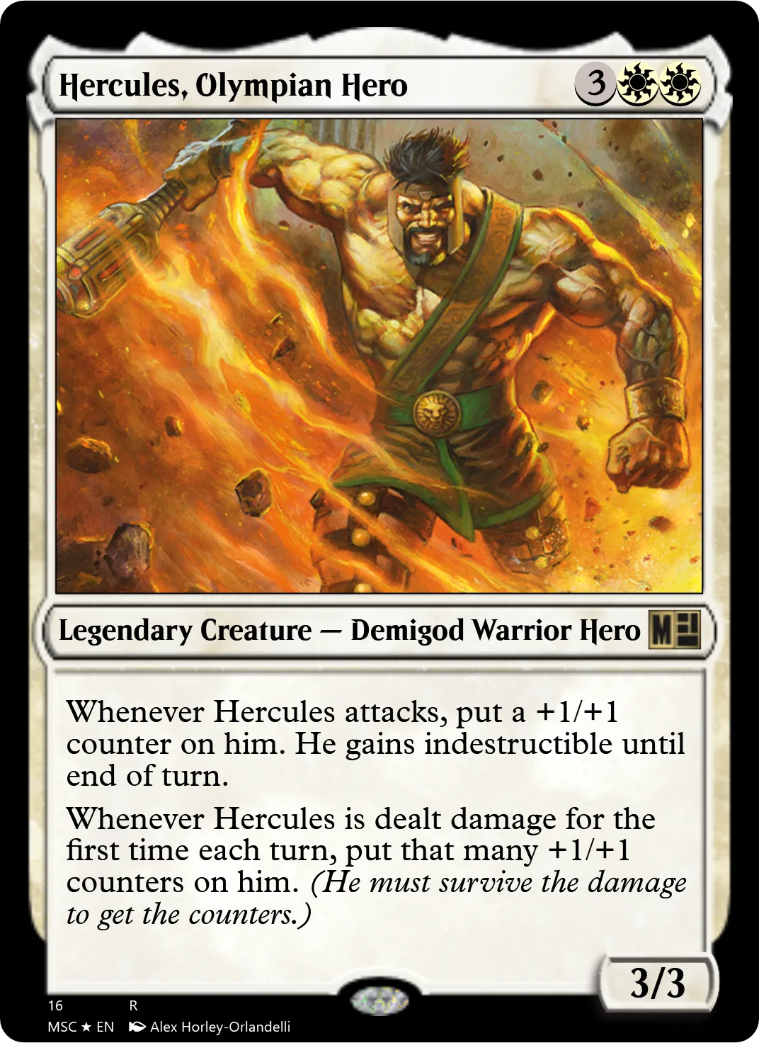 Hercules, Olympian Hero