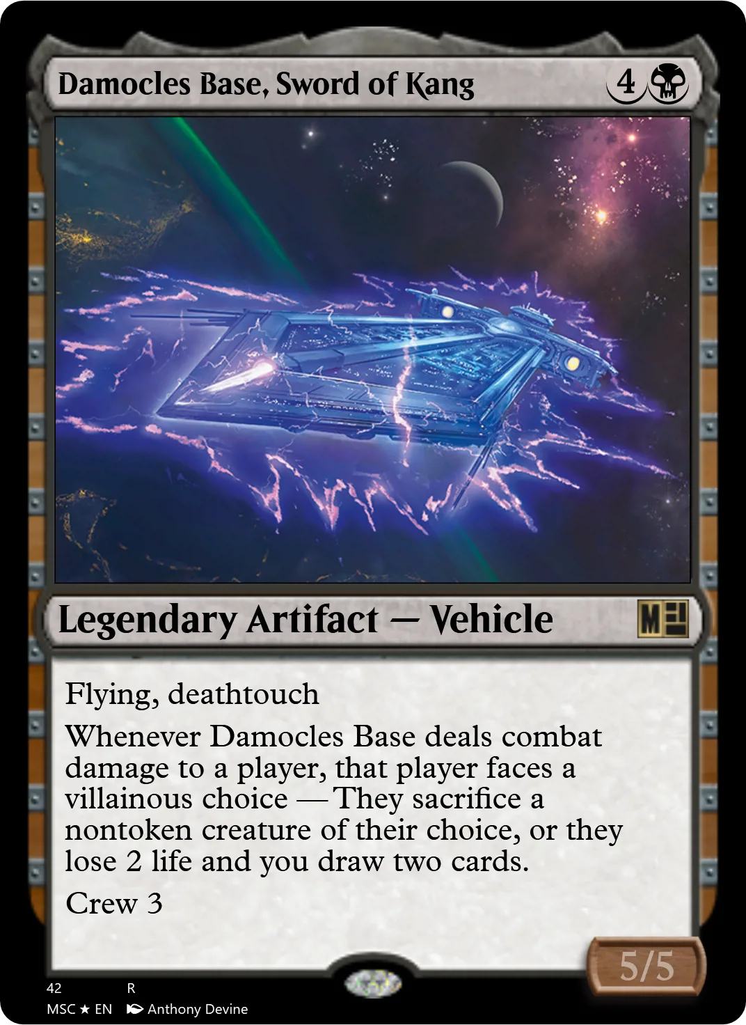 Damocles Base, Sword of Kang