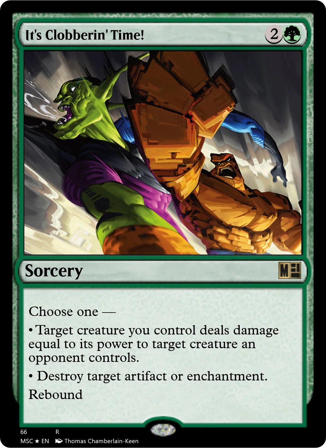 It's Clobberin' Time!