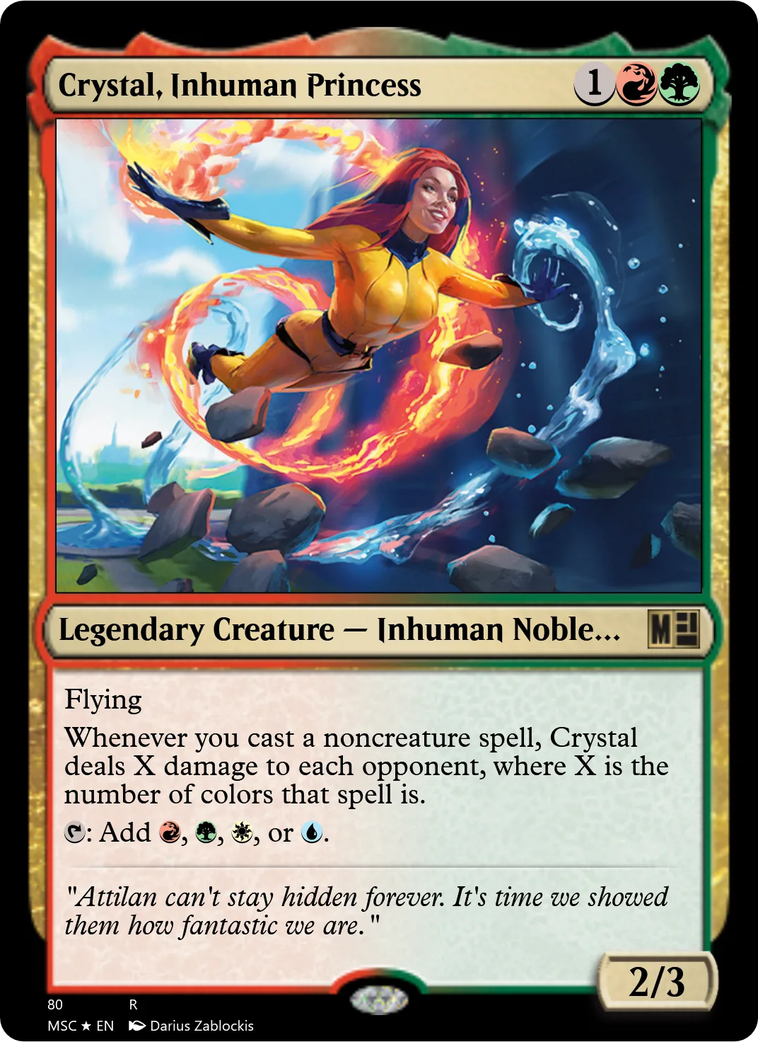 Crystal, Inhuman Princess